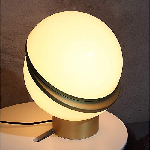 Zhyh minimalistička kreativna osovina spavaća soba noćna stolna ukras za lampu metalmisaligned okrugle