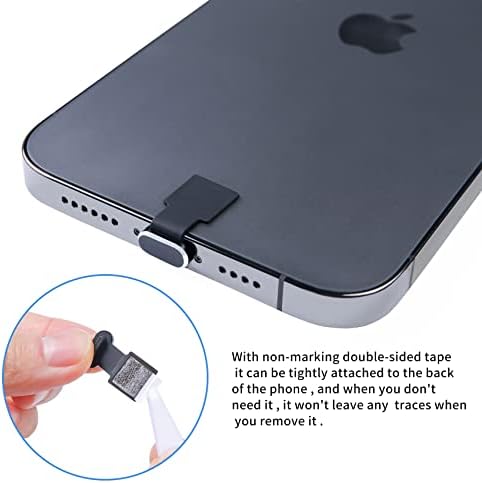 AIDERLOT Telefon Anti Dust Plug za iPhone Lightning Port štiti priključak za punjenje Legura prašine poklopac