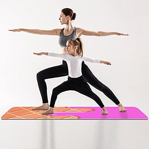 Yoga Mat melting Ice Cream Eco Friendly Non Slip fitness exercise Mat za Pilates i podne vježbe