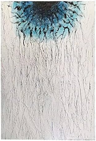 Ručno Oslikano Ulje Velike Veličine-Ulaz Trodimenzionalna Teksturna Slika Mural U Nordijskom Stilu Moderna Minimalistička Apstraktna Dnevna Soba Dekorativna Slika,Neuramljena, 70 X 110 Cm