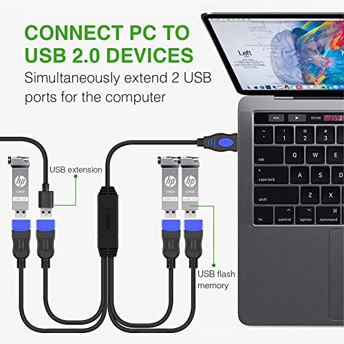 USB 1 do 4 razdjelnika, Andtobo USB 2,0 Y razdjelnički punjač USB 1 muški do 4 ženska kabela