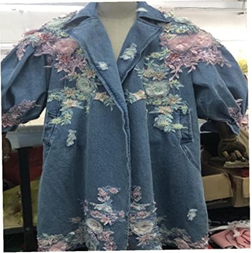 Ruluti vez čipkasti cvijet Applique Patch Cheongsamšeno šivanje obrtna dekoracija DIY tkanina izrez