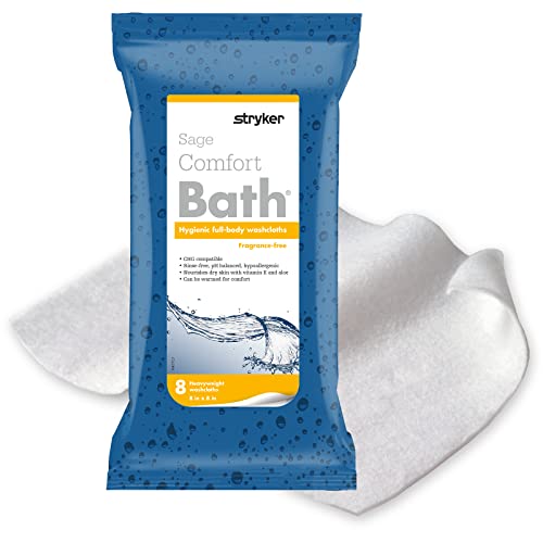 Stryker-Sage Comfort krpe za čišćenje kupatila-22 pakovanja, 176 krpa - maramice za kupanje bez mirisa, maramice