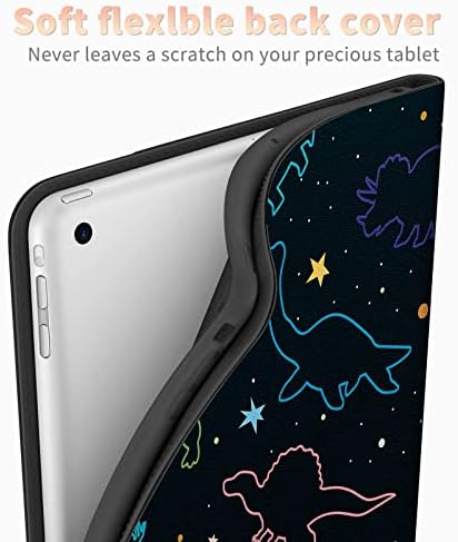 FUN Dinosaurs futrola za Samsung Galaxy Tab A8 10,5 inča 2022, otporna na udarcu PU kožna sklopiva štand s automatskim