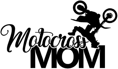 Motocross mama sportski vinil 6 inčni naljepnica