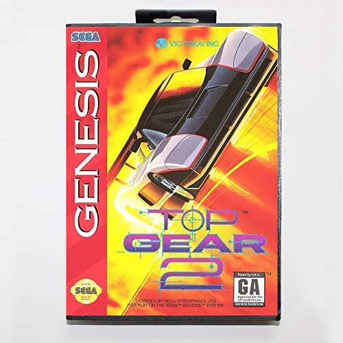 Top Gear 2 BOXED VERSION 16BIT MD Game Card za Sega Megadrive Sega Genesis sistem
