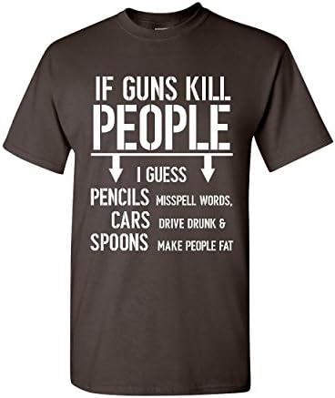 Ako puške ubijaju ljude majica 2. amandmana guska prava smiješna 2a muška majica