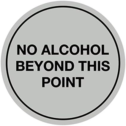 Znakovi Bylita Circle bez alkohola izvan ove točke - mali