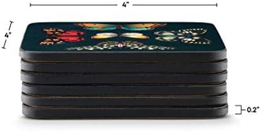 Pimpernel Botanic Garden Harmony podmetači za prikupljanje / Set od 6 / ploča od plute | otporna na toplotu i