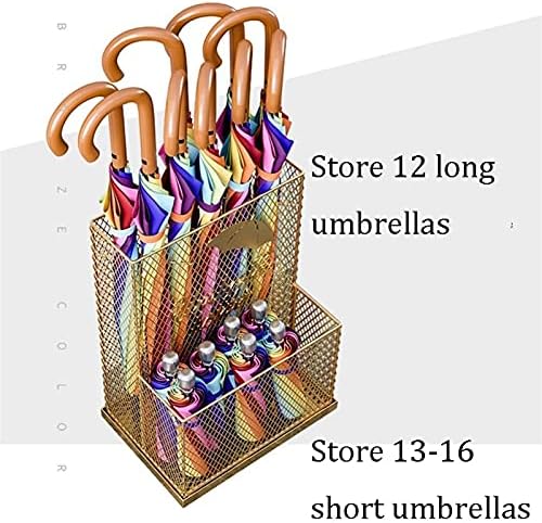 Wxxgy kišobran postolje domaćinstvo poslovanje može pohraniti 25-28 dugačkih i kratkih kišobrana, kanta za krotkov