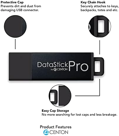 CENTON DATASTICK PRO USB 3.0 Flash Drive 128GB x 5, crna