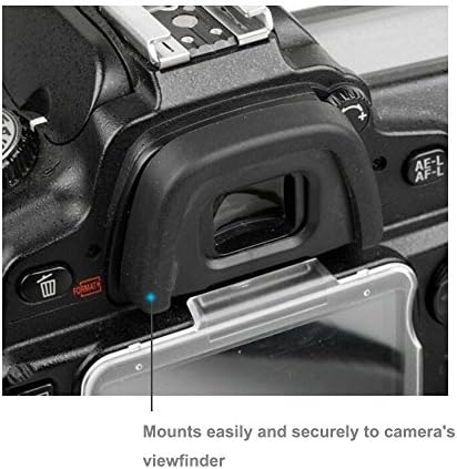 Homyword okular / šolica za oči za Nikon D40 D40X D80 D90 D300 D300 D600 D600 D750 D600 D61 D750 D5000 D5100 D250 D7000 D7100 D7200 D7000 D7100 D7200 D7500 D7100 D7200 D7500 DSLR kamere zamijeni Nikon DK-23 & DK-21