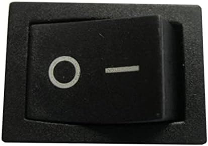 Preklopni prekidač 5 kom crni Mini prekidač 6a-10a 250V KCD1-101 2pin preklopni prekidač za uključivanje/isključivanje