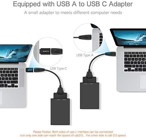 ELUTENG USB 3.0 SATA Adapter 2.5 inčni SATA na USB 3.0 kabl 22 Pin 7+15 HDD / SSD kabl za podršku UASP