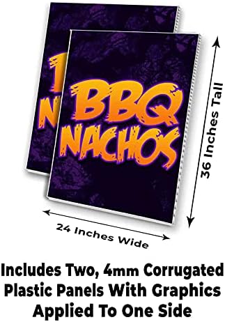 BBQ Nachos 4mm valoviti plastična ploča, grafika se nanosi na 1 stranu
