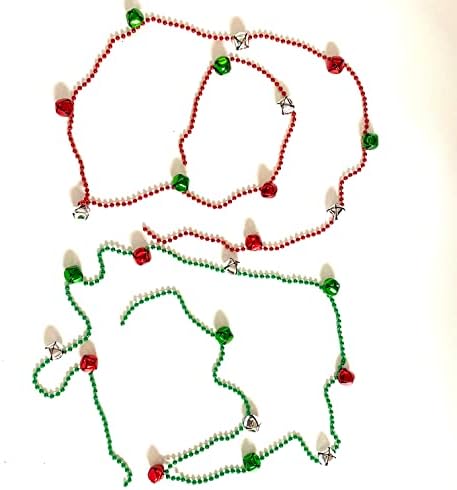 Ysppf božićno drvce Garland perle crvene zelene srebrne zvono ukrase božićni vijenac za ukrase božićnog