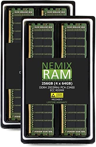 Nemix Ram 512GB 8x64GB DDR4-2933 PC4-23400 2RX4 ECC Registered Server memorija Nemix Ram