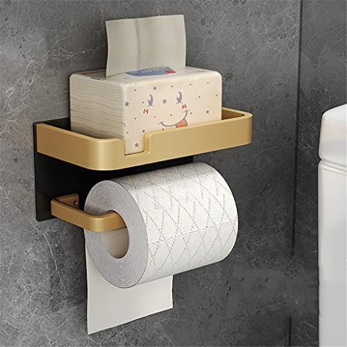 ZXDSFC kupaonica Držač papira od aluminijskog rola na telefonu mobilni telefon ručnik nosač toaletnog