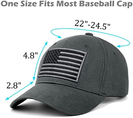 LCZTN 2 paketa bejzbol kapa američke zastave za muškarce i žene, Niski profil sad običan Tata šešir
