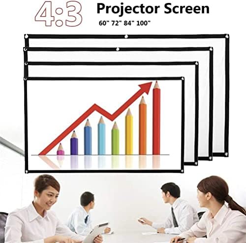 Projekcijske zavjese Projektore Jednostavni sklopivi zaslon Prijenosni kućni vanjski KTV Office