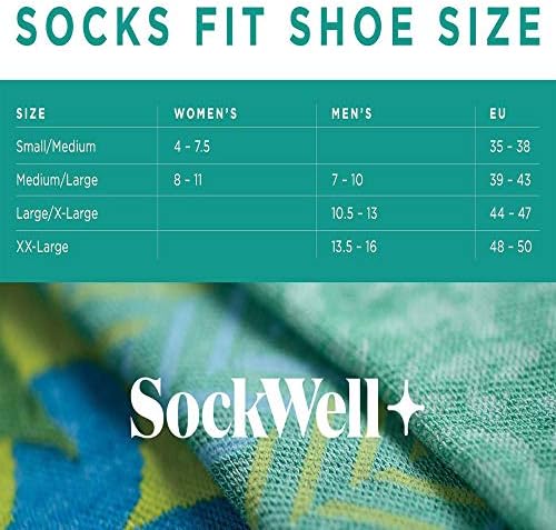 Sockwell muško putovanje umjerena Graduirana kompresijska čarapa