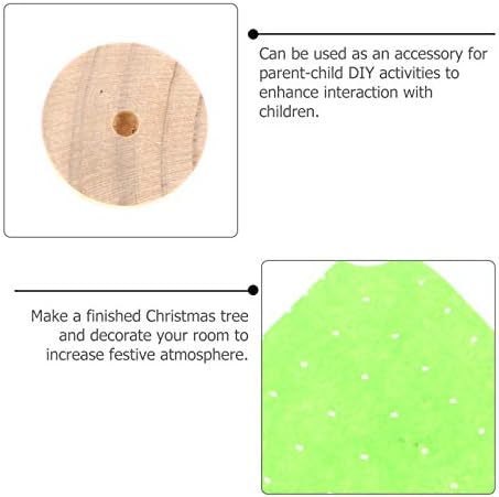 Tendycoco 1 Set Craft Foam Cone White Cones DIY Xmas Tree Craft Projekt Set Božićno stablo Stolni