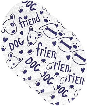 Alaza Funny Dogs Paw Print Animal Prirodna spužva Kuhinjski celulozni spužvi za posuđe Perilica kupaonica i čišćenje