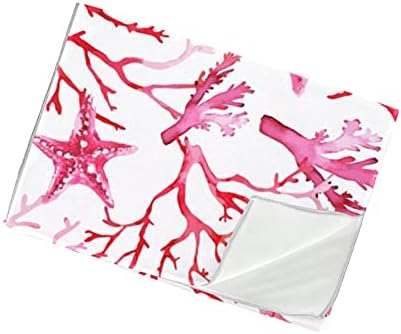 Deyya Pink Starfish & Coral 2 Pakola za hlađenje ručnike MicroFiber znoje za meke sportske ručnike za vježbanje
