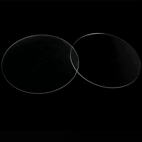 Yhxixi 15pcs okrugli transparentni akrilni pleksiglas ploča od 3,5 promjera 1 mm debljina prazni krug diskovi