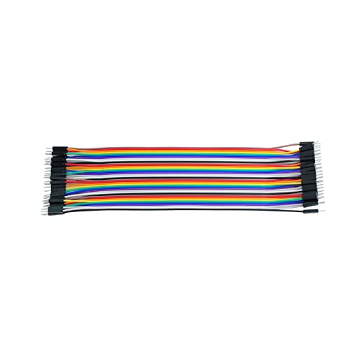 STEMEDU 240PCS višebojni kabel duptont 20cm 10cm prototipiranje ploča za kruh 40pin M-M, 40pin M-F,