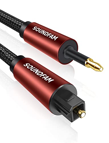 SoundFam Mini toslink do toslink optičkog kabla, 3,5 mm toslink do optičkog audio kabla za Apple