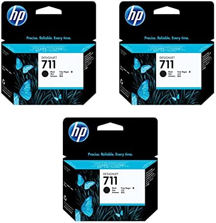 HP 3 pakovanje 711 80ml kertridž sa crnim mastilom za T120, T520 DesignJet ePrinter