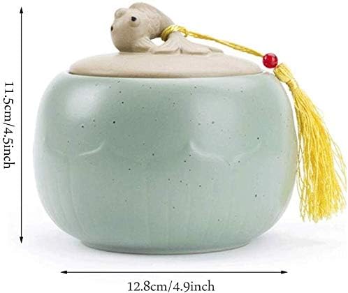 Wssc Keramika urna za sahranu pepeo urna za sjećanje odgovara maloj količini kremiranih ostataka ručno rađena