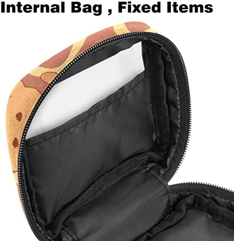 Orange medvjeđe vrećice za sanitarne salvete, menstrualni kup torbica za sestrinstvo za žene tinejdžerske