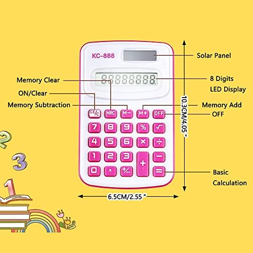 Kompaktni kalkulator sa solarnim i baterije isporučenim džepnim kalkulatorom sa 8 cifara Display APS elektronički