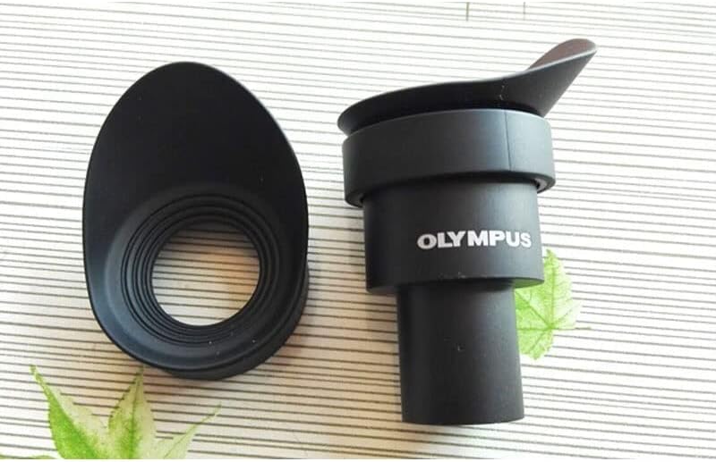 Komplet opreme za mikroskop za odrasle 2 kom 40mm Dia gumeni okular za oči Lab potrošni materijal