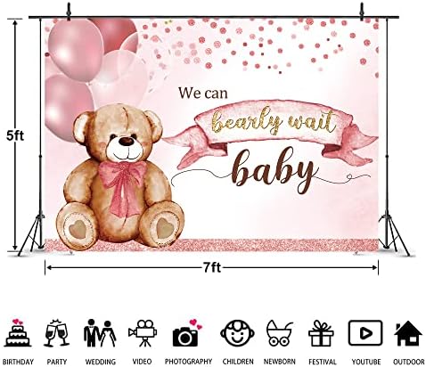 Imirell medvjed beba tuš pozadina 7wx5h noge možemo biserno čekati slatka lijepa roze baloni zlatne