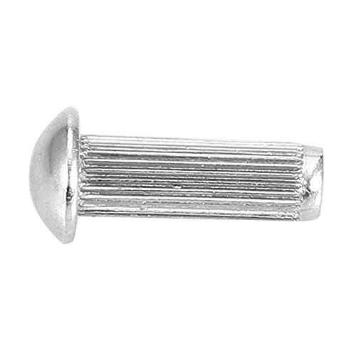 Čvrste zakovice, 50kom M5 okrugli čelik od nerđajućeg čelika sa nazubljenom drškom pune zakovice asortiman