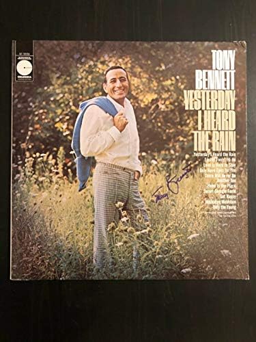 Tony Bennett potpisao autogram - Vinyl album Record LP jučer sam čuo kišu