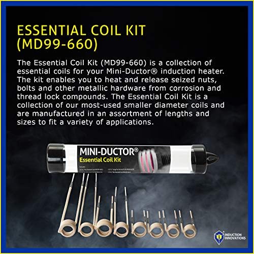 Indukcijske inovacije MD99-660 Mini-Ductor 8-komadni indukcijski komplet za zavojnicu, fleksibilan