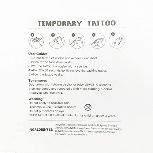 Naljepnice za tetovaže naljepnica ulica Patricku zelene shamrock privremene naljepnice za tetovaže