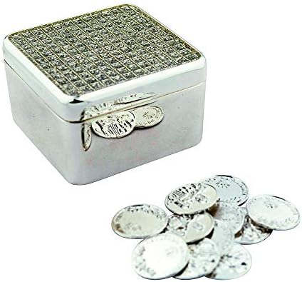 Arras de Boda poklon set | Dolazi sa novčićima | 9 stilova | Vjenčanje metalne kutije Svečana španska bračnička