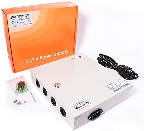 LETOUR DC napajanje 9-kanalni Port izlaz 12V 150W CCTV električna kutija distribuirana kutija za napajanje