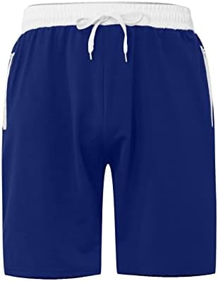 Niuqi muške kratke hlače Ležerne prilike klasične boje u boji za crtanje Ljetne plažne kratke hlače sa elastičnim