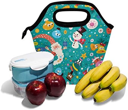 Vipsk slatka Božićna torba za ručak tote torba vodootporna tote Cooler topla torbica za školski