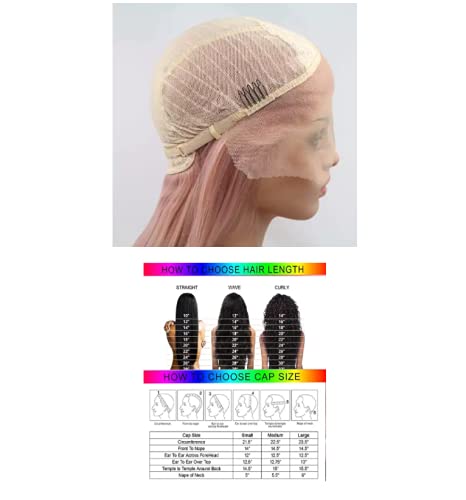 Lingaury kolekcija sintetičkih pletenih prednjih čipkastih perika za žene-26 inča, pletene perike za