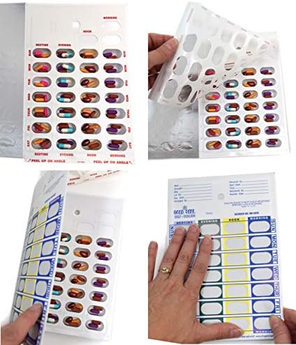 Mesečni ili nedeljni lek za medenje za brtvljenje Blister Pack Sistemske kartice - Jednodijelni blok za knjige