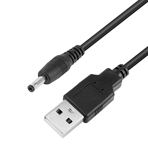 RIIEYOCA 5V DC kabl za namotani kabel, USB do DC 3,5 mm x 1,35 mm utikač opruga za punjenje za USB