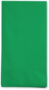 16-brojanje Dodir u boji 3-slojni papir Gost salvete, smaragdno zeleno