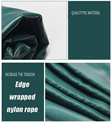 Mtylx vanjska višenamjenska cerada, otporna na kišu sa ušicama zakucana PVC platna vodootporna tkanina za